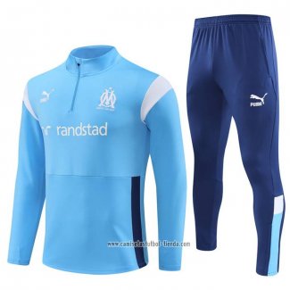 Chandal de Sudadera del Olympique Marsella 2023 2024 Azul