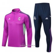 Chandal de Sudadera del Real Madrid 2022 2023 Purpura