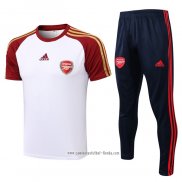 Chandal del Arsenal 2021 2022 Manga Corta Blanco