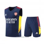 Chandal del Arsenal 2022 2023 Sin Mangas Azul Oscuro