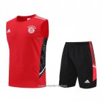 Chandal del Bayern Munich 2022 2023 Sin Mangas Rojo