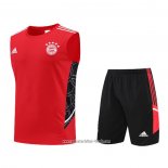 Chandal del Bayern Munich 2022 2023 Sin Mangas Rojo