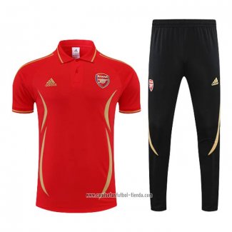 Conjunto Polo del Arsenal 2022 2023 Rojo