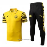 Conjunto Polo del Borussia Dortmund 2022 2023 Amarillo