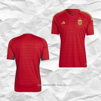 Camiseta Argentina Portero 2022 Rojo