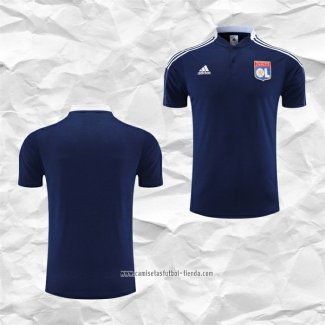 Camiseta Polo del Lyon 2022 2023 Azul