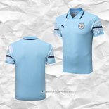 Camiseta Polo del Manchester City 2022 2023 Azul