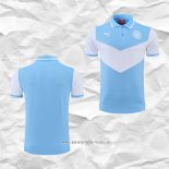 Camiseta Polo del Manchester City 2022 2023 Azul y Blanco