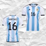 Camiseta Primera Argentina Jugador Martinez 2022