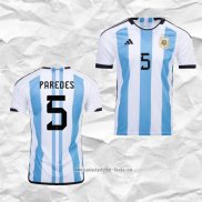 Camiseta Primera Argentina Jugador Paredes 2022