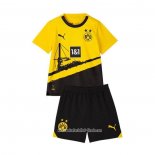 Camiseta Primera Borussia Dortmund 2023 2024 Nino