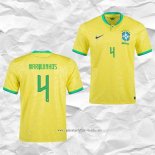 Camiseta Primera Brasil Jugador Marquinhos 2022