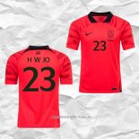 Camiseta Primera Corea del Sur Jugador Jo Hyeon Woo 2022