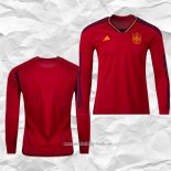 Camiseta Primera Espana 2022 Manga Larga