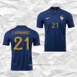Camiseta Primera Francia Jugador L.Hernandez 2022