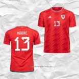 Camiseta Primera Gales Jugador Moore 2022