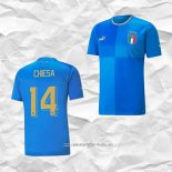 Camiseta Primera Italia Jugador Chiesa 2022