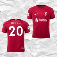 Camiseta Primera Liverpool Jugador Diogo J. 2022 2023