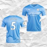 Camiseta Primera Manchester City Jugador Stones 2021 2022