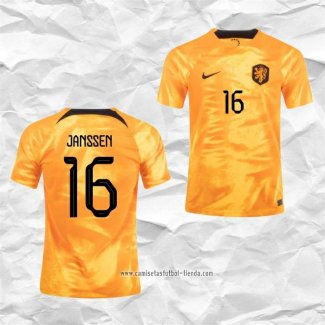 Camiseta Primera Paises Bajos Jugador Janssen 2022
