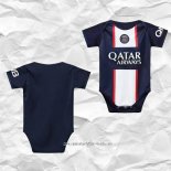 Camiseta Primera Paris Saint-Germain 2022 2023 Bebe