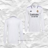 Camiseta Primera Real Madrid 2022 2023 Manga Larga