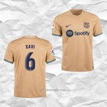 Camiseta Segunda Barcelona Jugador Xavi 2022 2023