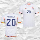 Camiseta Segunda Belgica Jugador Vanaken 2022