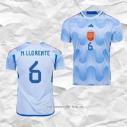 Camiseta Segunda Espana Jugador M.Llorente 2022