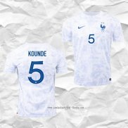 Camiseta Segunda Francia Jugador Kounde 2022