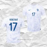 Camiseta Segunda Francia Jugador Veretout 2022