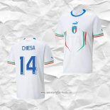 Camiseta Segunda Italia Jugador Chiesa 2022