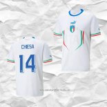 Camiseta Segunda Italia Jugador Chiesa 2022