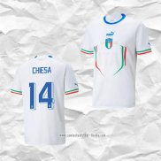 Camiseta Segunda Italia Jugador Chiesa 2022