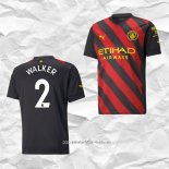 Camiseta Segunda Manchester City Jugador Walker 2022 2023