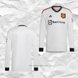 Camiseta Segunda Manchester United 2022 2023 Manga Larga