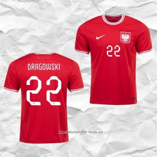 Camiseta Segunda Polonia Jugador Dragowski 2022