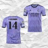 Camiseta Segunda Real Madrid Jugador Casemiro 2022 2023