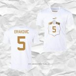 Camiseta Segunda Serbia Jugador Erakovic 2022