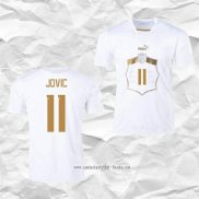 Camiseta Segunda Serbia Jugador Jovic 2022