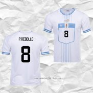 Camiseta Segunda Uruguay Jugador P.Rebollo 2022