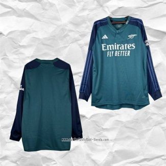 Camiseta Tercera Arsenal 2023 2024 Manga Larga