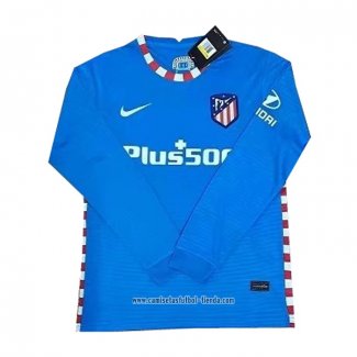 Camiseta Tercera Atletico Madrid 2021 2022 Manga Larga