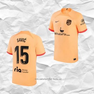 Camiseta Tercera Atletico Madrid Jugador Savic 2022 2023