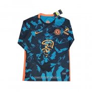 Camiseta Tercera Chelsea 2021 2022 Manga Larga