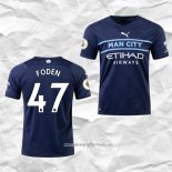 Camiseta Tercera Manchester City Jugador Foden 2021 2022