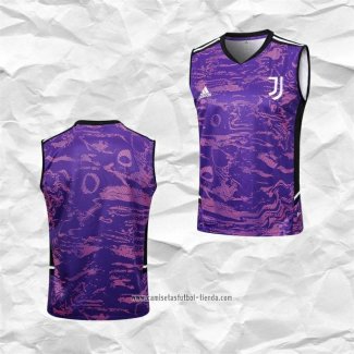 Camiseta de Entrenamiento Juventus 2023 2024 Sin Mangas Purpura