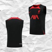 Camiseta de Entrenamiento Liverpool 2022-2023 Sin Mangas Negro