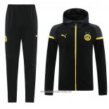 Chandal con Capucha del Borussia Dortmund 2024 2025 Negro