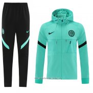 Chandal con Capucha del Inter Milan 2021 2022 Verde